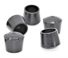 1" Rubber Chair/Table Leg Tips Patio Furniture Rubber Feet Tripod Feet