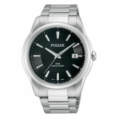Pulsar Gents Stainless Steel Bracelet Date Watch PS9285X1 PNP 