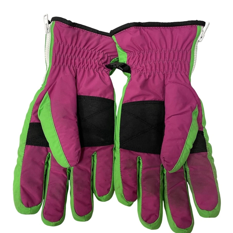 Columbia NEÓN Rosa OMNITECH Transpirable IMPERMEABLE Bugaboo Esquí Nieve Invierno Guantes Foto 3 de 4