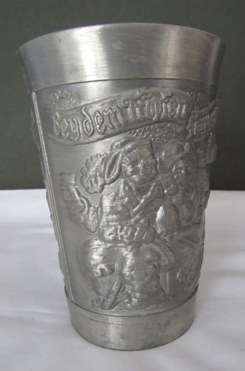 REIN ZINN BMF WEST GERMANY PEWTER CUP / TUMBLER 4 1/2 INCHES | eBay