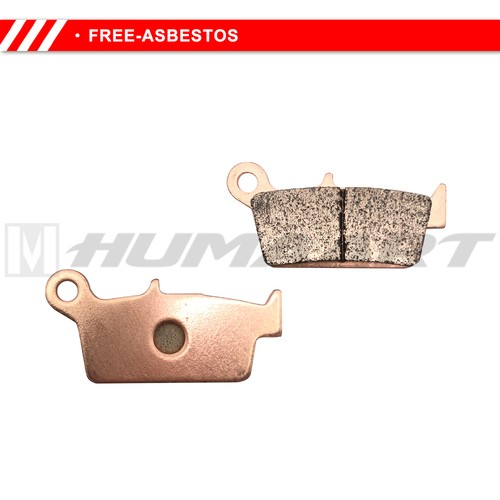 Rear Brake Pads Copper for CR125 CR250 KX125 KX250 RM125 RM250 Yamaha YZ 125 250 - Picture 2 of 4