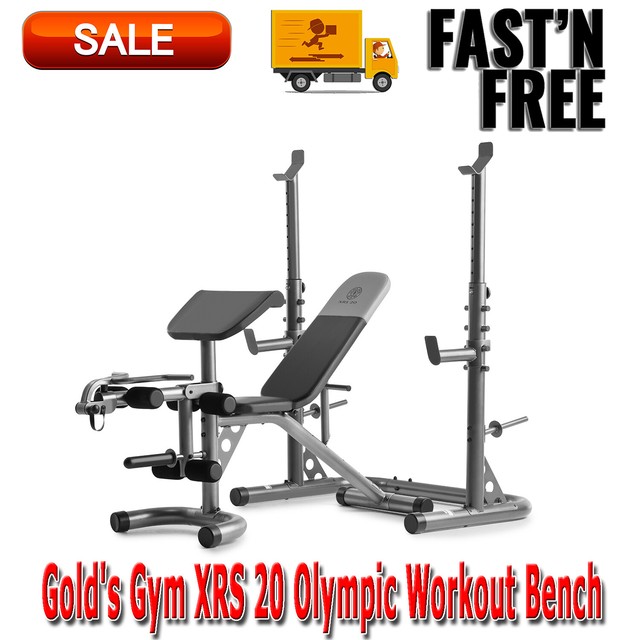 Xrs 20 Olympic Exercise Fitness Workout Bench Adjustable Weight