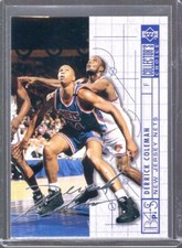 1994-95 Collector's Choice Silver Signature Derrick Coleman BP #388