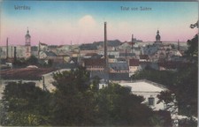 Postcard, Werdau - total from the south (BM)51031