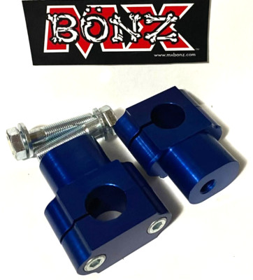 MX BONZ BAR MOUNTS YAMAHA YZ125 2006-2025 YZ125X BAR CLAMPS 22mm 7/8'' SE BAR