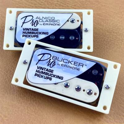 ProBucker Alnico II 57 Classic Plus Zebra Humbucker Pickup Set Fit Epiphone