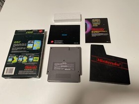 GOLF NES NINTENDO 1985 COMPLETE IN BOX CIB AUTHENTIC! GREAT CONDITION! 5 SCREW!