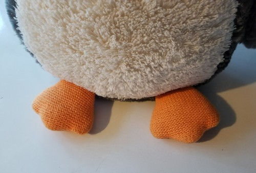 Pier 1 One Imports Plüsch Pinguin grau weiß Strickmütze 16 Zoll nicht mehr sprechen stofy - Bild 10 von 12