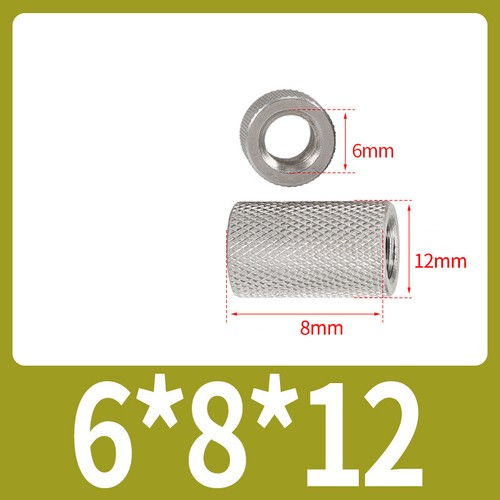 Rändel Verbindungsmuffe Rund Gewindemuffe Langmutter Edelstahl V2A M2 bis M16 - Bild 59 von 105