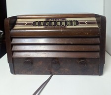 Radio RCA Radiola 61-3 de colección TODAVÍA FUNCIONA... ¡INCLUSO LA LUZ!!