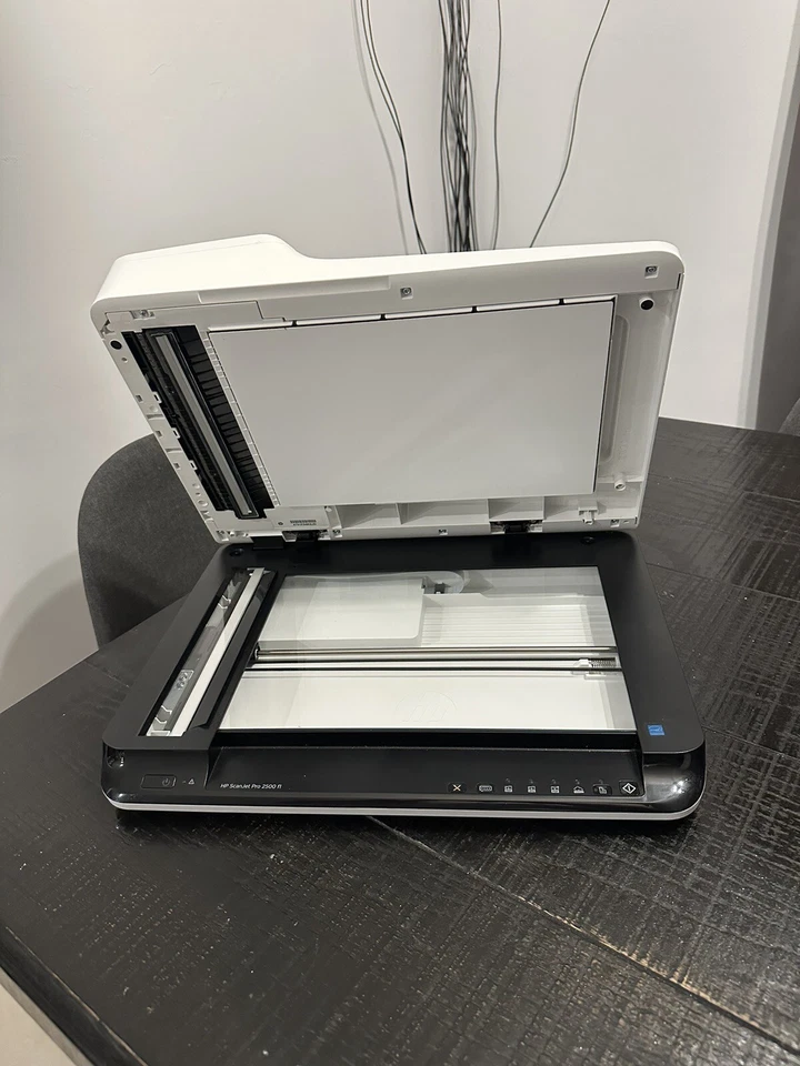 HP ScanJet Pro 2500 F1 Flatbed Scanner - White (FOR PARTS) Missing Tray And Pwr - Image 4 of 4