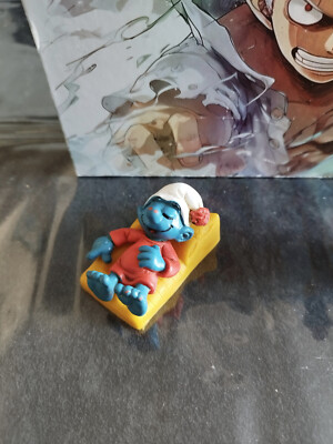 Figure Smurfs Sleeper There 1980 Smurf Schleich Figure Smurf Puffo