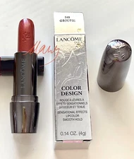 Lancome Color Design Lipstick # 148 Groupie (Shimmer) Full Size New in Box