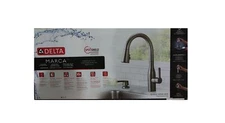 Delta Marca Pull-Down Sprayer Kitchen Faucet w/ Soap in SpotShield Stainless