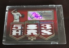 2010 TOPPS TRIPLE THREADS ALEX RODRIGUEZ GU 6x AUTO JERSEY 5/10 YANKEES HOT