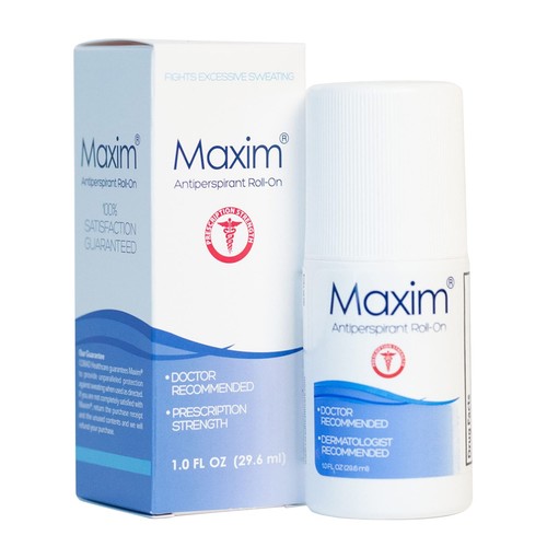 Maxim® Clinical Strength Antiperspirant for hyperhidrosis Excessive