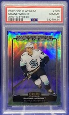 2022-23 OPC Platinum Shane Wright Marquee Rookie Arctic Freeze /99 #300 PSA 10