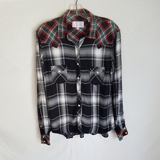 Panhandle Slim Womens Multicolor Pearl Snap Button LS Western Shirt Size Small