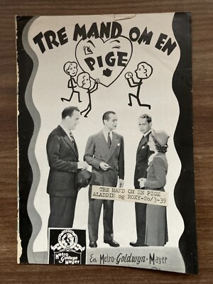 Three Loves Has Nancy Janet Gaynor Franchot Tone 1938 Danish Movie Program