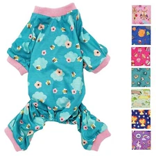 Dog Pajamas Jumpsuit COTTON Blend Pet Clothes for Small Medium Pet XXS XS S M L