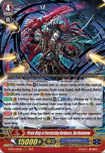 Cardfight! Vanguard Pirate King of Everlasting Darkness, Bartholomew RRR - Picture 1 of 1