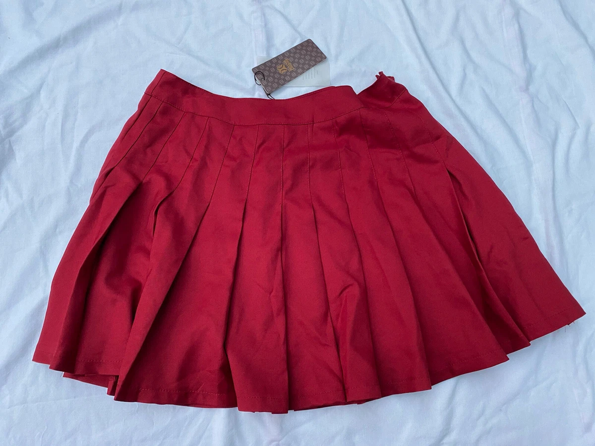 Ebay red skater online skirt