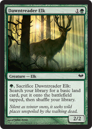 Dawntreader Elk Light Play, English Magic the Gathering MTG Dark Ascension - Picture 1 of 1