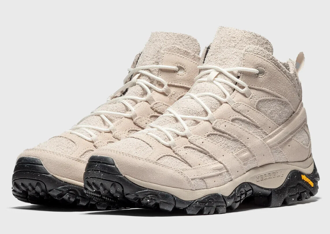 MERRELL MOAB SCARPONI DA TREKKING 2 DECON MID 1TRL VIBRAM Beige UK 12 EU 47 Trail Hike
