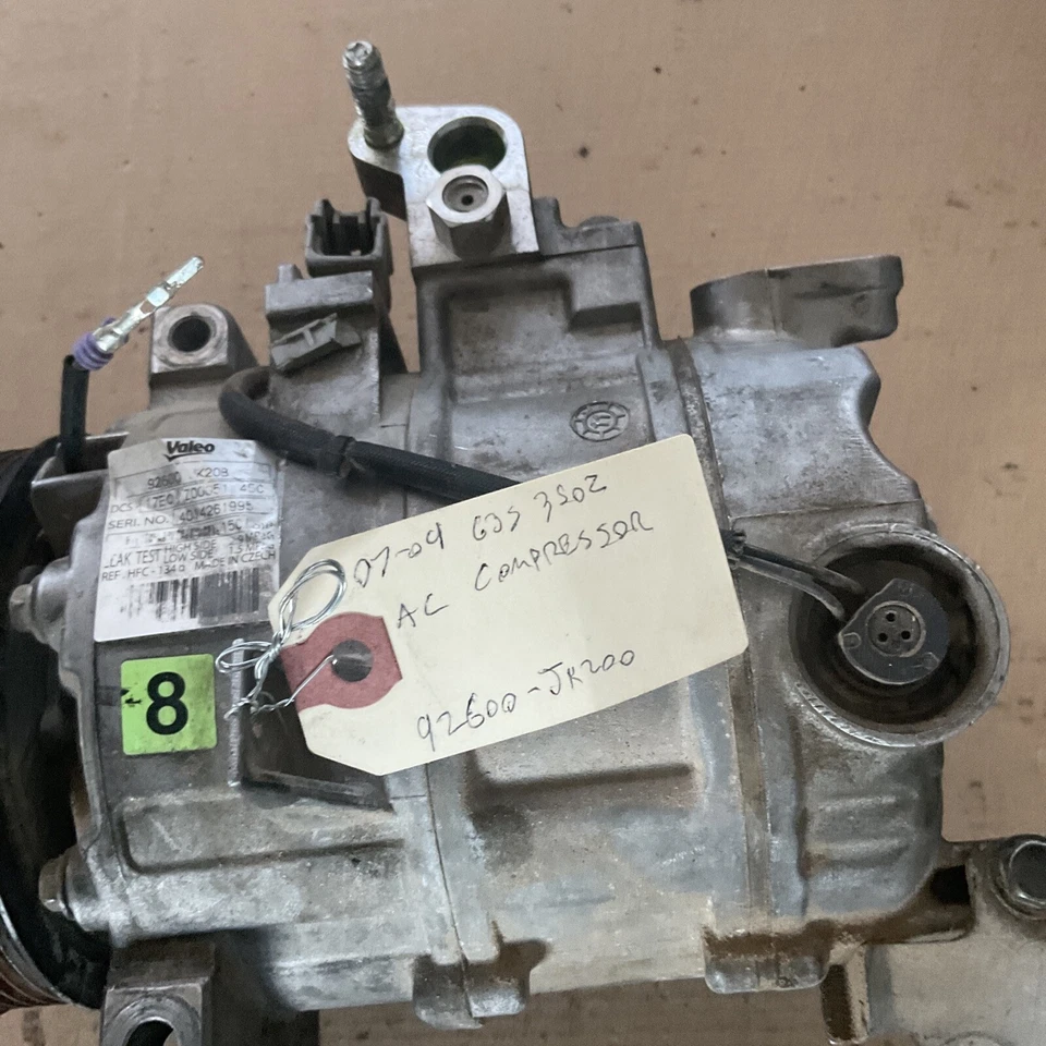 07-09 Compresor aire acondicionado Infiniti G35 Nissan 350Z 92600-JK200 Foto 2 de 4