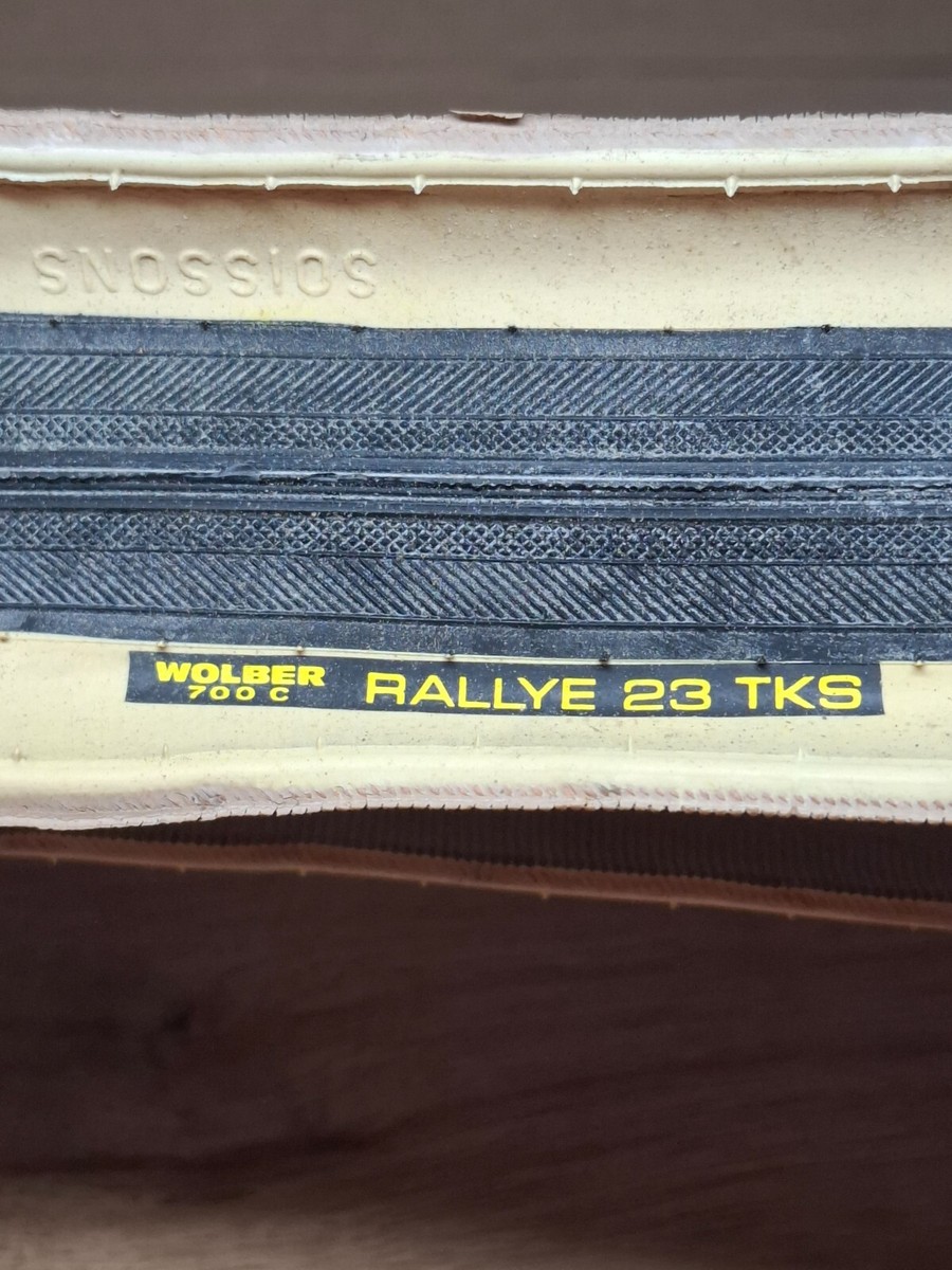 Pneu Vélo Wolber Rallye 23 TKS 700x22c – NOS Vintage France, Tubular