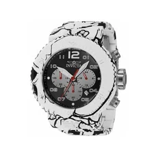 Invicta Men's Watch Pro Diver Quartz Chronograph Silver and Black Dial 43232