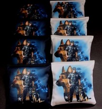 CANINE POLICE DRUG ENFORCEMENT DOGS 8 ACA Regulation Cornhole Bean Bags B268
