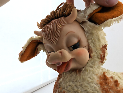 Vintage Rushton - Daisy Belle Cow, Rubber Face and Udders Vintage Rushton - Daisy Belle Cow, Rubber Face and Udders