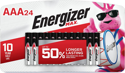 AAA Batteries, Max Alkaline, 24 Count