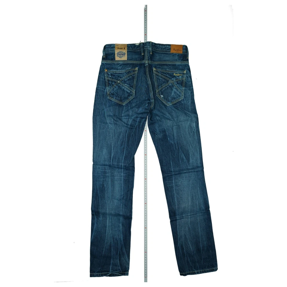 Pantalones remachados Pepe Jeans para niños talla 12 L30 usados azules nuevos Foto 3 de 4