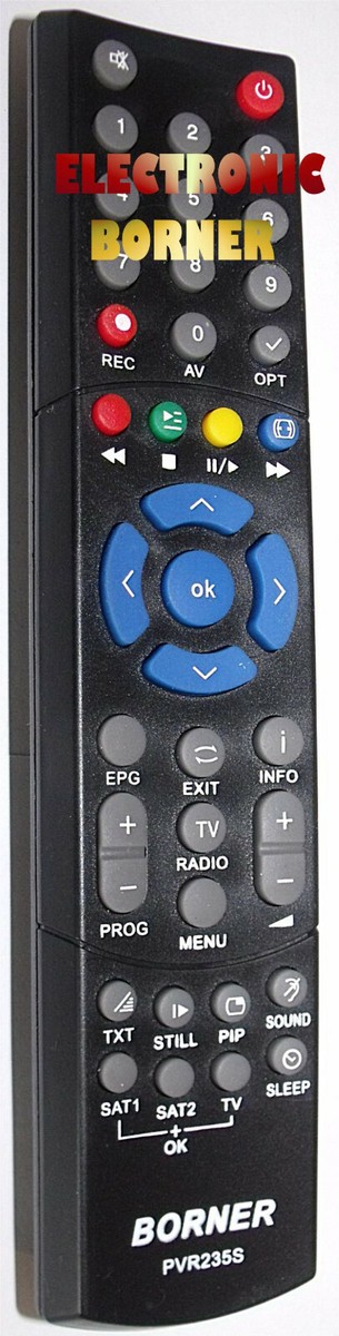 Telecomando Di Ricambio Adatto Per Technisat FBPVR135 Digikorder S1 S2