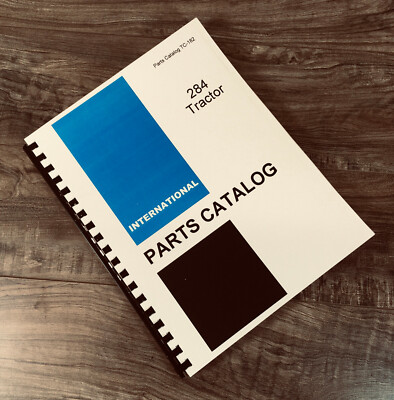 #ad International Ih 284 Tractor Parts Manual Catalog For Assembly Komatsu Book Ihc $25.97