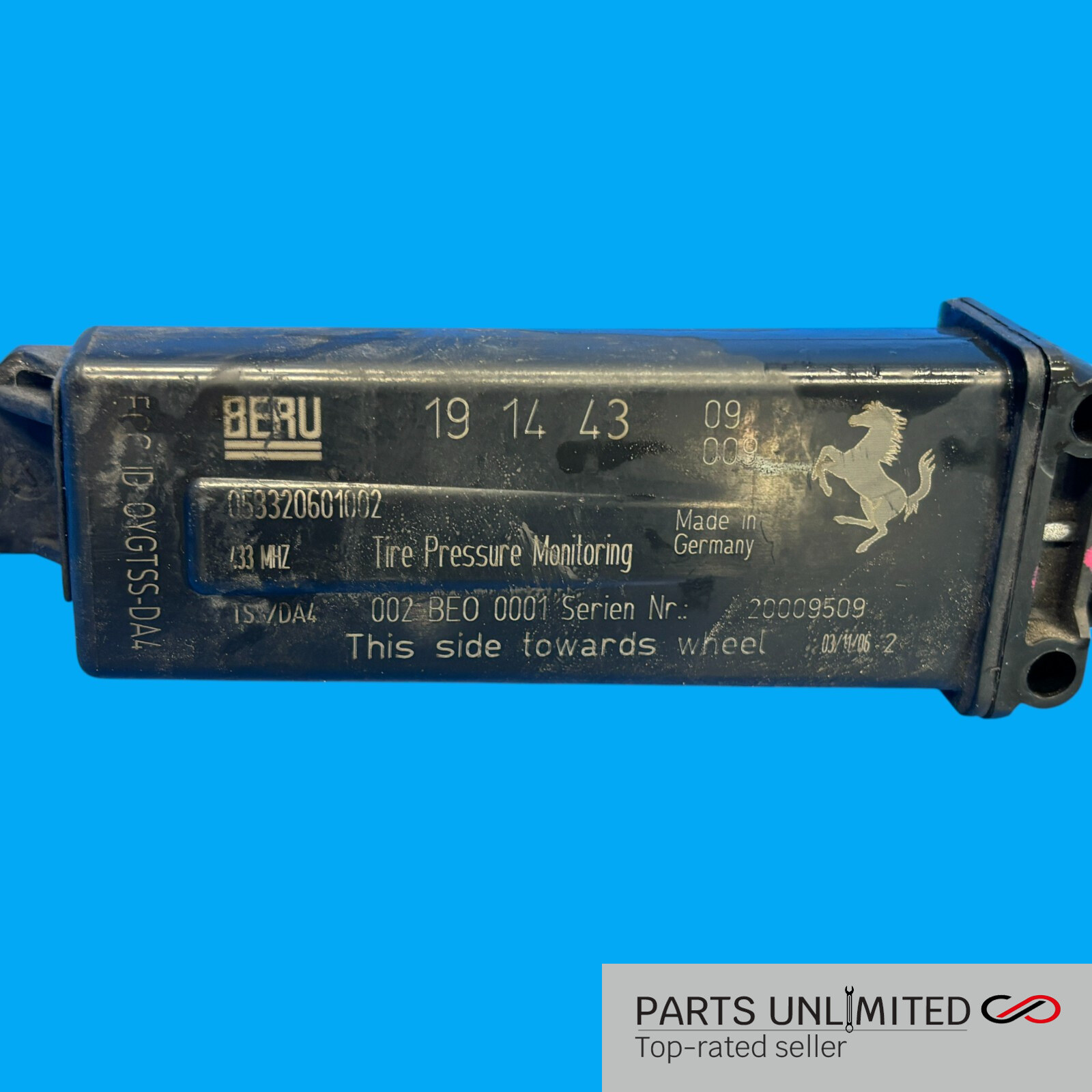 03-12 Maserati Quattroporte M139 OEM rear tire pressure monitor sensor TPMS