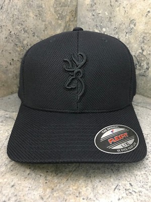 Browning  Coronado Pique Cap with Buckmark 308007994 - Black - L/XL Flex Fit