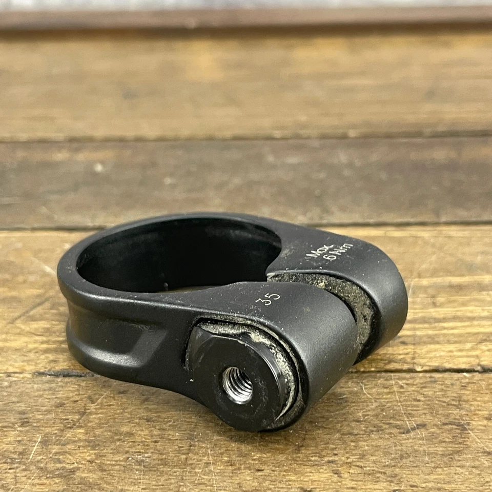 Abrazadera de tija de sillín especializada vintage 35 mm 35,0 años 2000 carpeta negro Stumpjumper A2 Foto 4 de 4