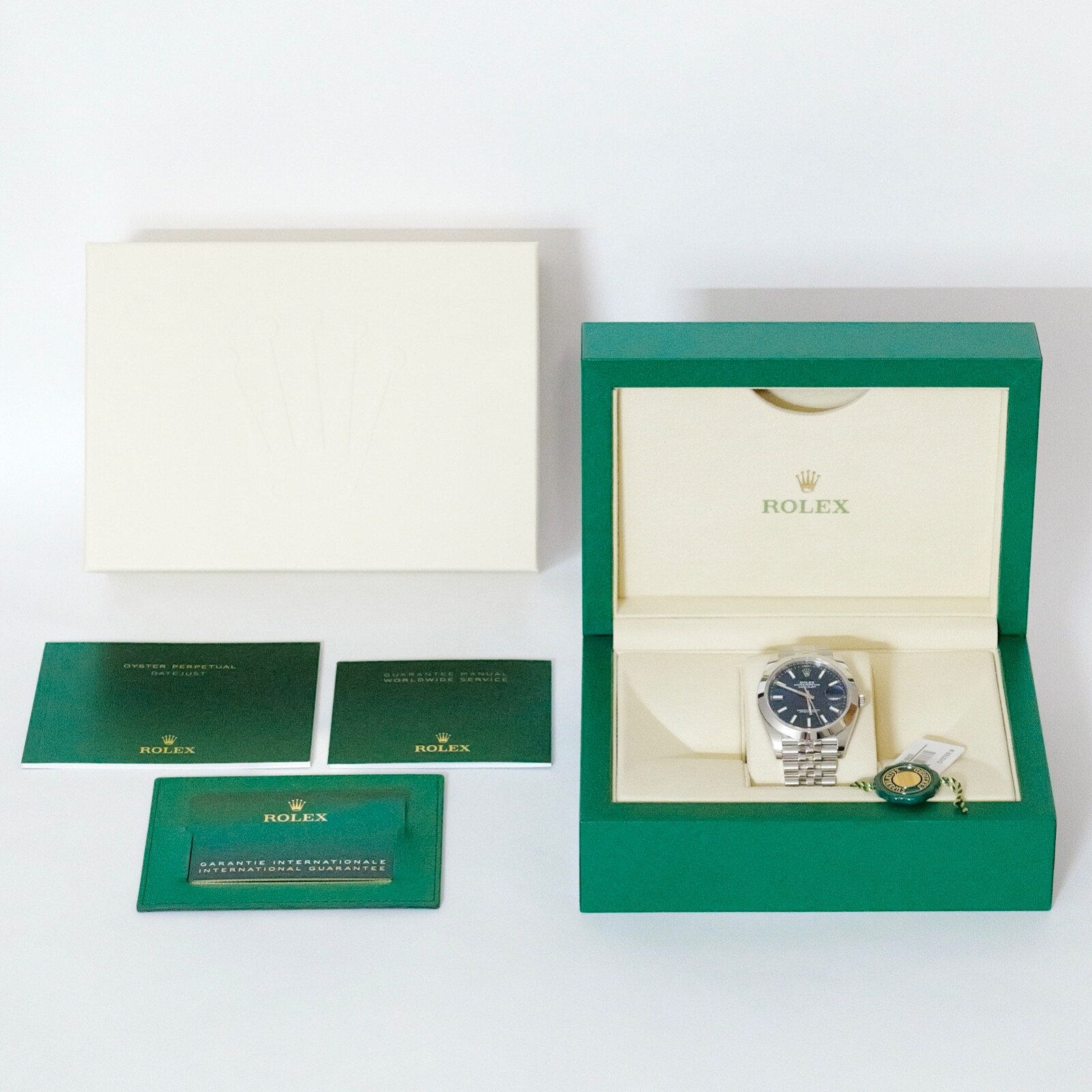 Rolex Datejust 41 126300 Box and Papers 2024 NEW/UNWORN Blue Baton image 5