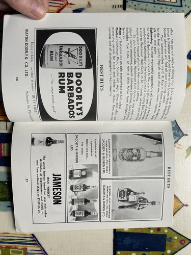 Vintage Travel Tourist Guide Brochure Barbados Caribbean Photo Map 1969 RARE - Picture 20 of 24