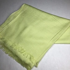 Scarf Shawl Wrap Light Weight Echo Ice Green Fringe NWT
