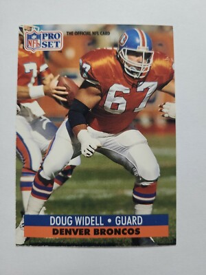 DOUG WIDELL 1991 PRO SET FOOTBALL CARD # 143 E7588
