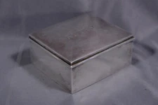 Vintage Black Starr Gorham Sterling Silver Cigarette Box 404 MonoGrammed