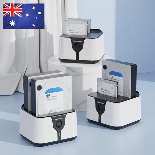 USB 3.0 To SATA Dual-Bay External Hard Drive Docking Station HDD Docking Station