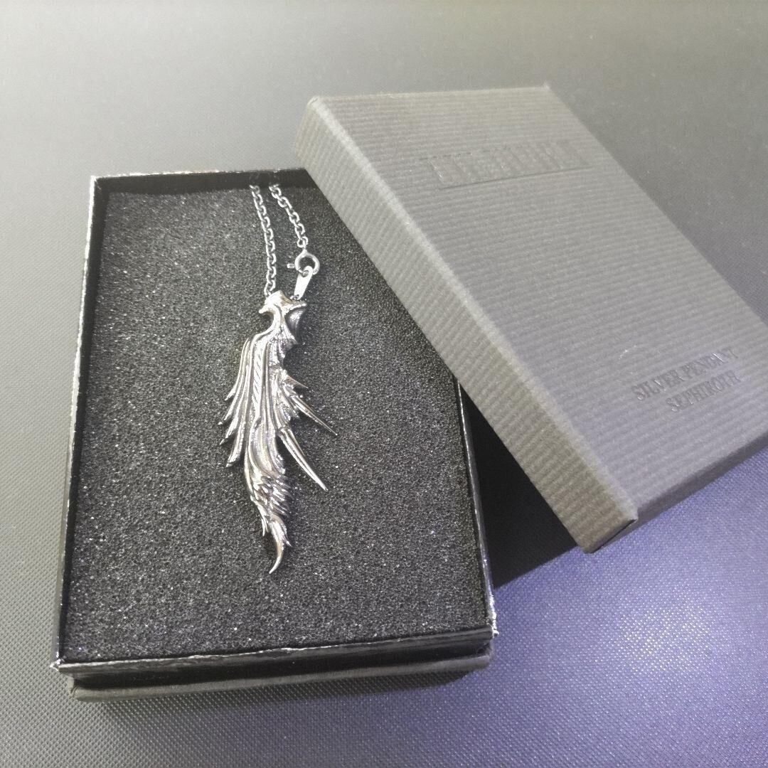 FF7 ブラックシルバーペンダント＜Sephiroth＞ Final Fantasy 7 Vii Sephiroth Silver 925 Pendant Necklace