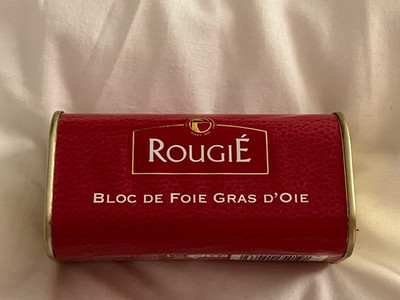 ROUGIE SARLAT BLOC DE FOIE GRAS D'OIE  210g GOOSE FOIE GRAS RARE!