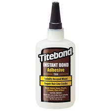 Titebond Instant Bond Wood Adhesive, Thin Viscosity, Clear, 2 oz., 6201