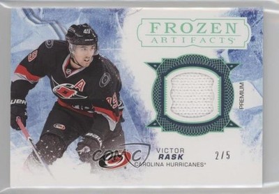 2017-18 Upper Deck Artifacts Frozen Artifacts Green 2/5 Victor Rask #FA-VR 2nk